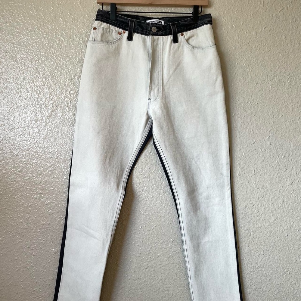 Levi’s RE/DONE Women's Black and White Jeans